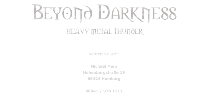 Vertreten durch:  Michael Marx Hohenburgstraße 19 66424 Homburg  06841 / 978 1111